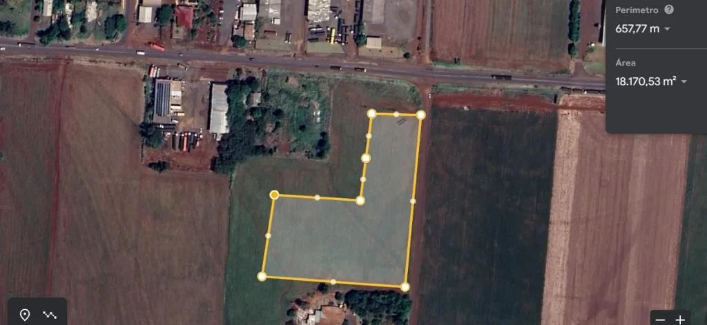 Terreno à venda localizado na marginal BR163 próximo ao Portal