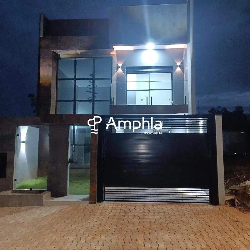 Sobrado à venda em Toledo – PR (Residencial Tocantins) Encante-se com este sobrado moderno e bem planejado, perfeito para quem busca conforto e pratic