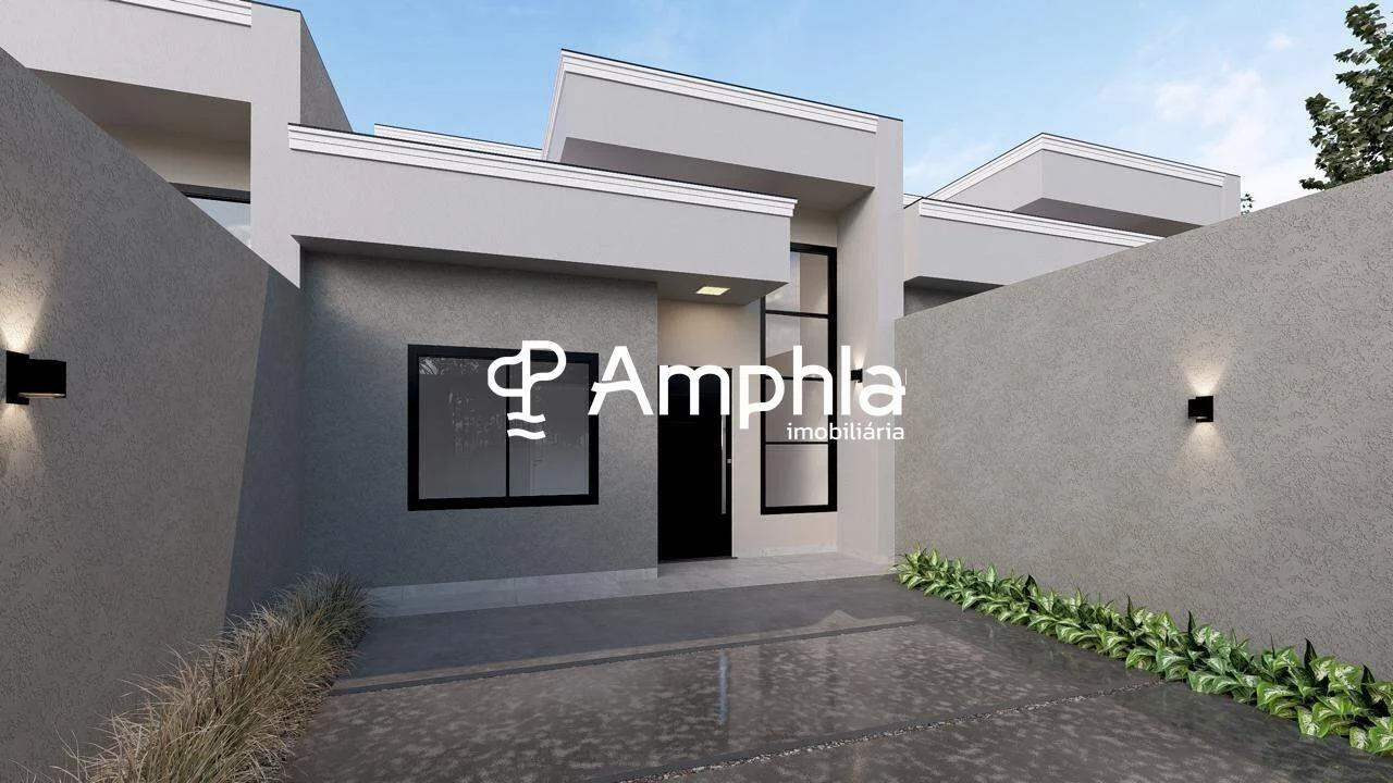 Casa semimobiliada com 2 dormitórios à venda, 60m² - Tropical IV, Cascavel-PR