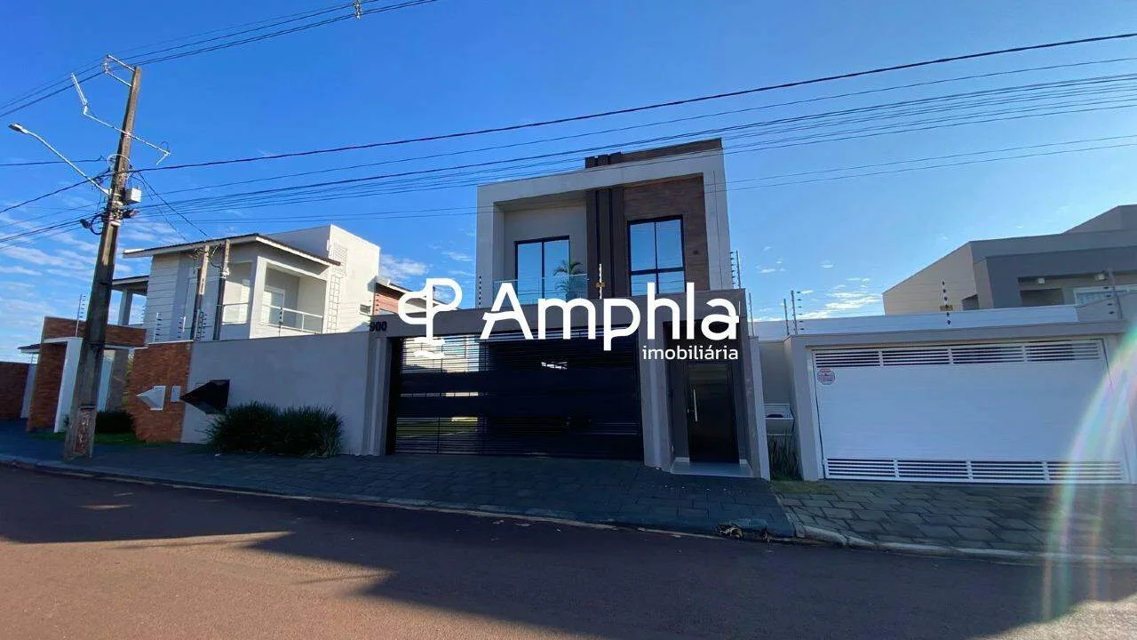 Sobrado à venda em Toledo-PR (Bairro Tocantins) | 211,46 m² | Terreno 360,18 m²