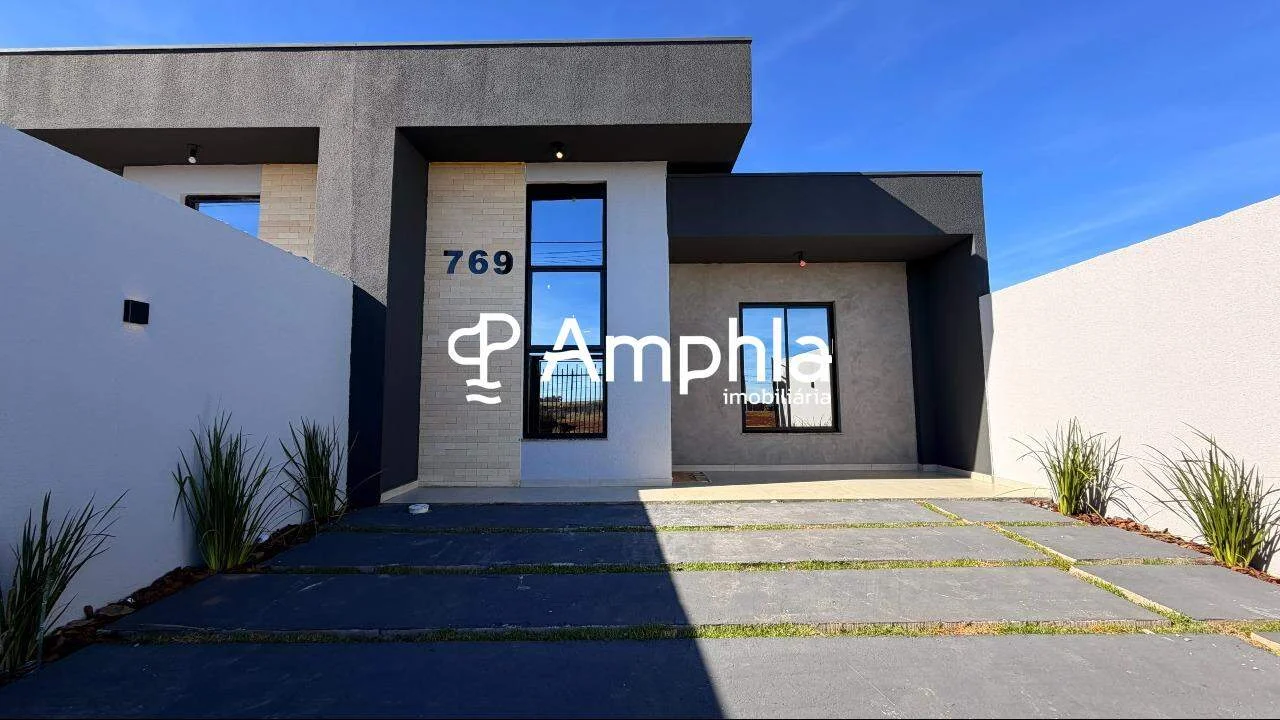 Casa com 1 suite mais 1 quarto à venda, 67,76m² - Recanto Tropical, Cascavel/Pr
