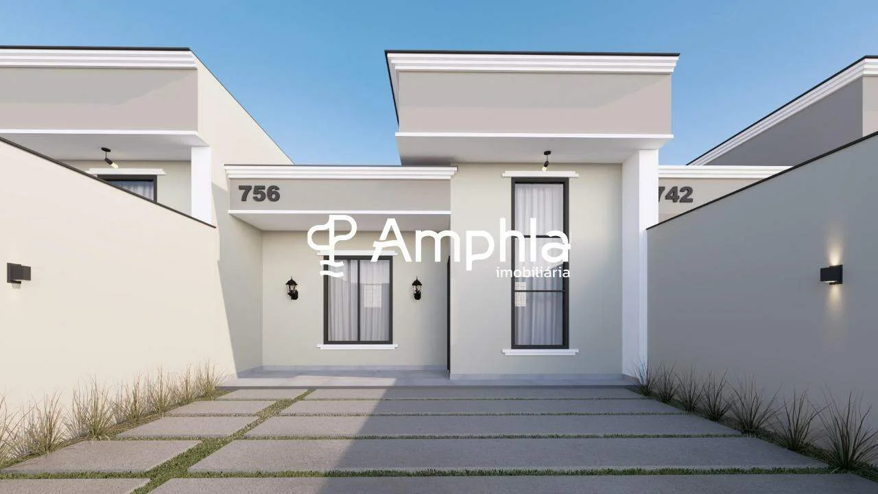 Casa 1 suíte + 1 quarto à venda, 67,76m² - Recanto Tropical , Cascavel/Pr