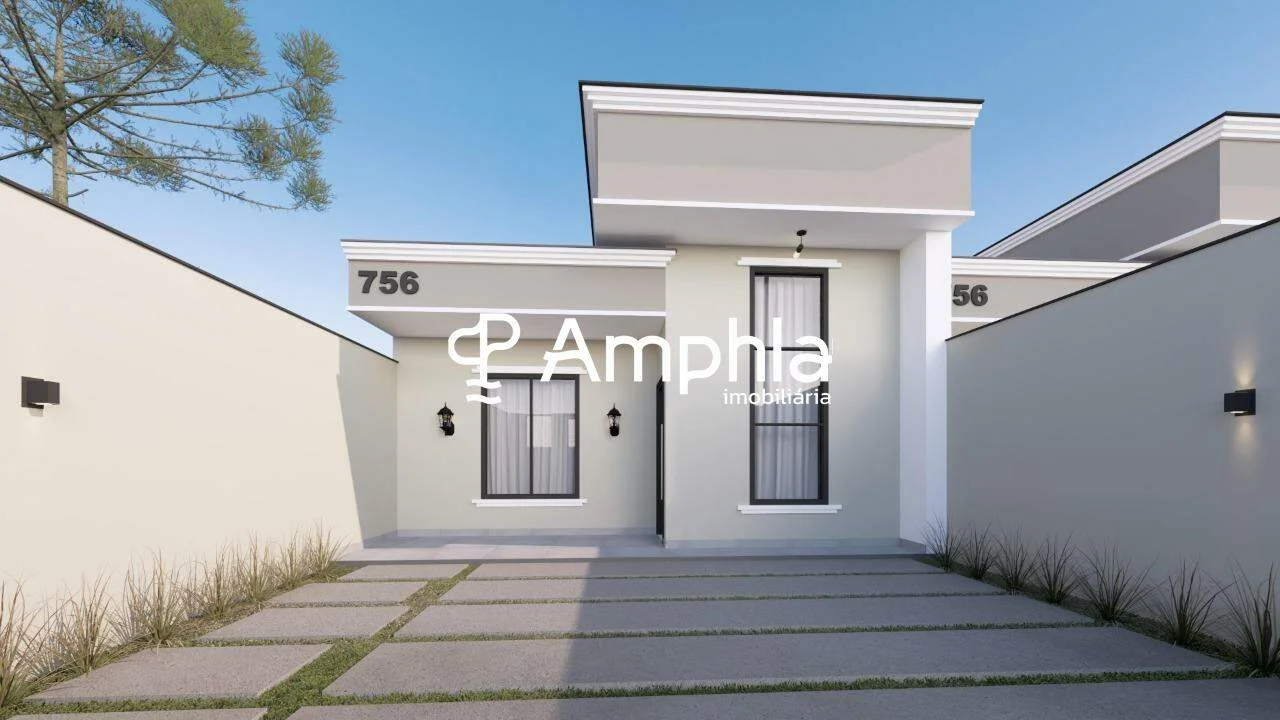 Casa 1 suíte + 1 quarto à venda, 67,76m² - Recanto Tropical , Cascavel/Pr
