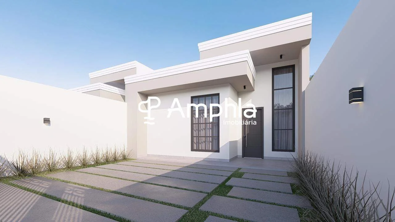 Casa 1 suíte + 2 quarto à venda, 72,27m² - Recanto Tropical , Cascavel/Pr