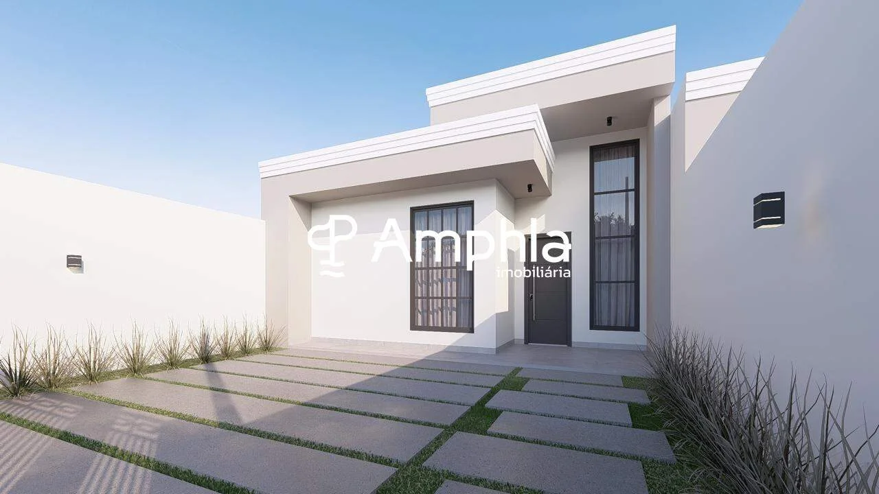 Casa 1 suíte + 2 quarto à venda, 72,27m² - Recanto Tropical , Cascavel/Pr