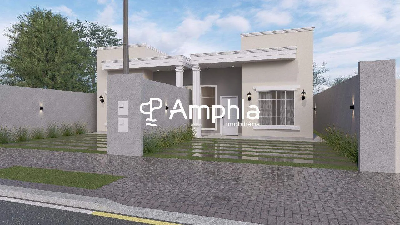 Casa 1 suíte + 2 quartos à venda, 75,98m² - Recanto Tropical , Cascavel/Pr