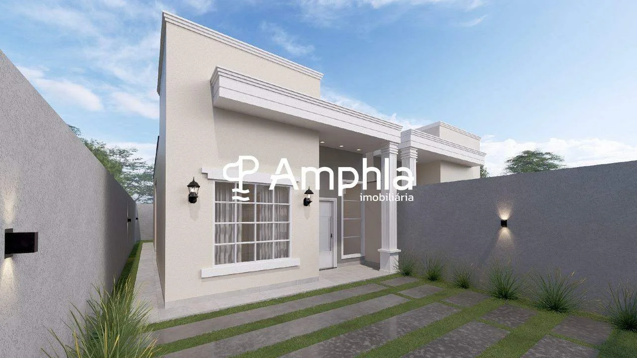 Casa 1 suíte + 2 quartos à venda, 75,98m² - Recanto Tropical , Cascavel/Pr