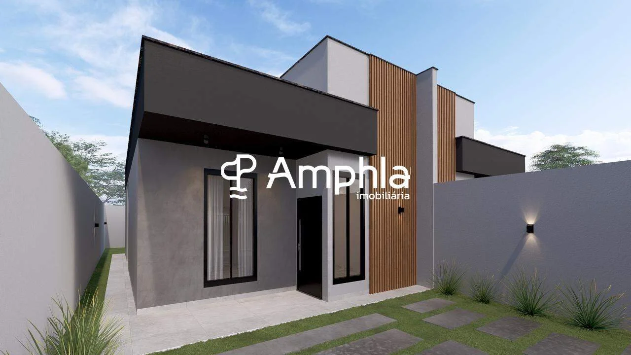 Casa 1 suíte + 1 quarto à venda, 65,75m² - Recanto Tropical , Cascavel/Pr