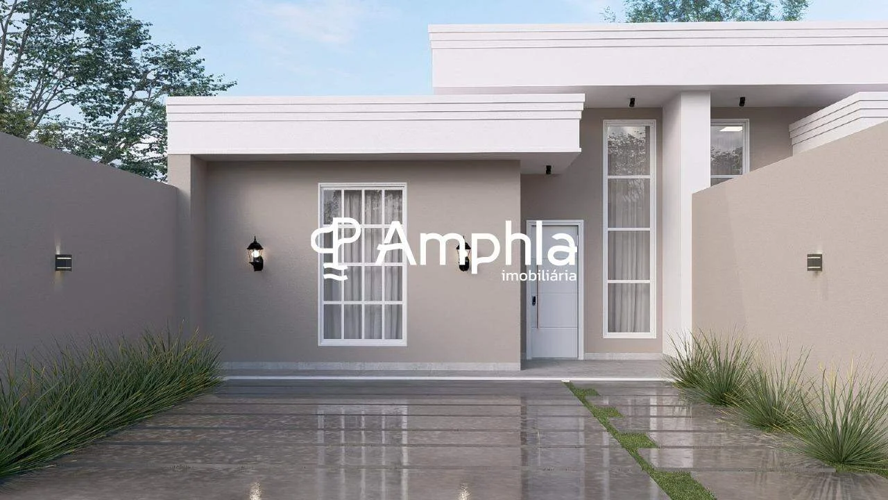 Casa 1 suíte + 1 quarto à venda, 65,05m² - Recanto Tropical , Cascavel/Pr