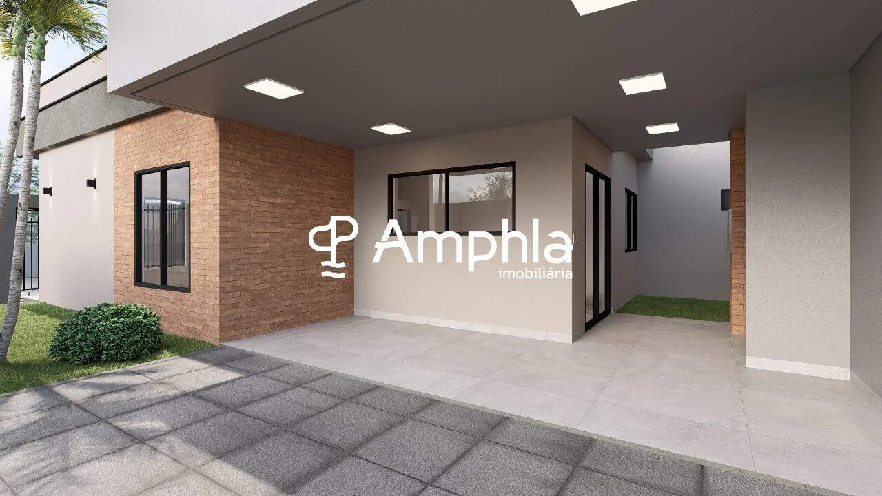 Casa com uma suite e mais dois quartos a venda, 89,23 M²- Jardim Veredas - Cascavel - Paraná