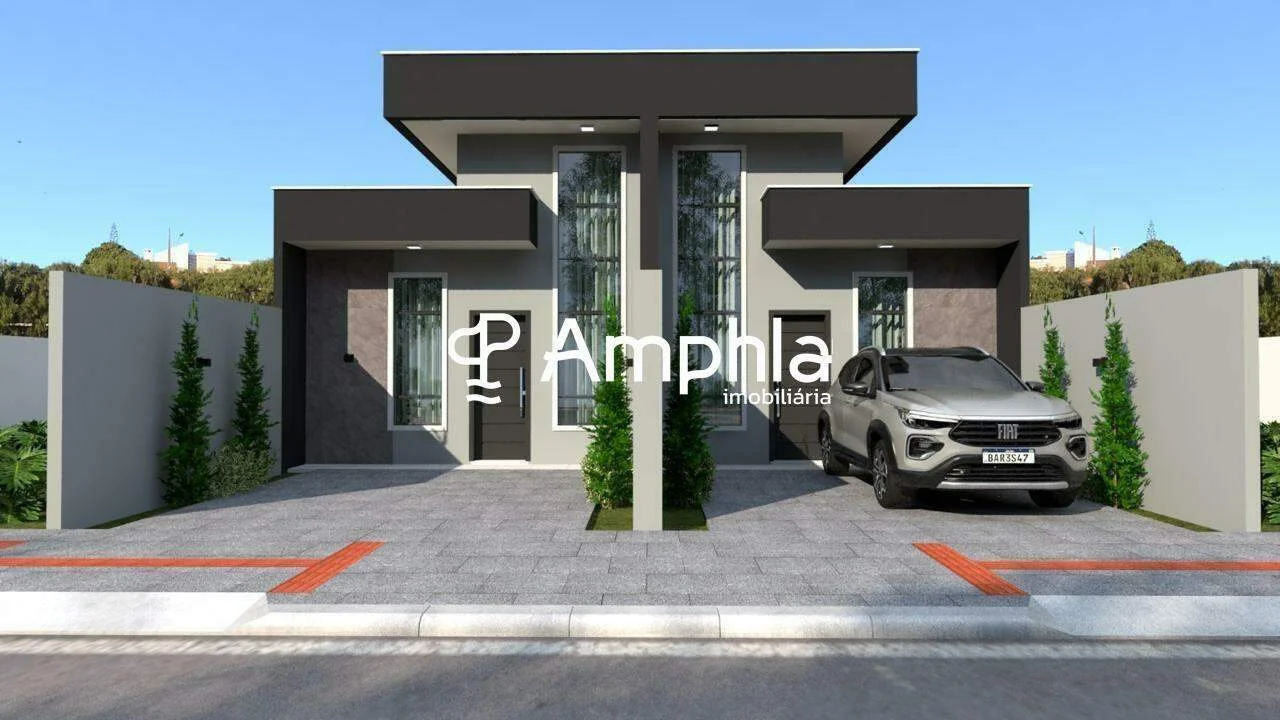 Casa na planta com 3 dormitórios à venda, 60m² no Mantovani, Cascavel/PR