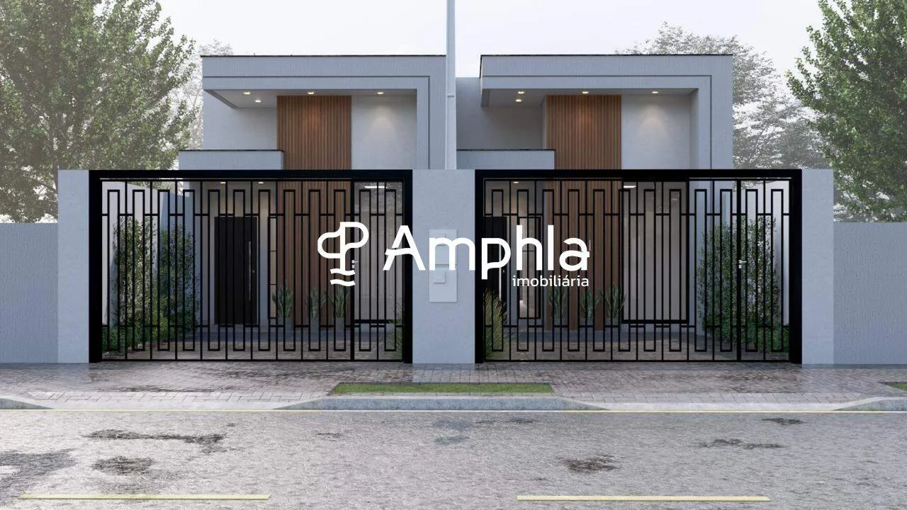 Casa com 1 suíte e 1 dormitório à venda, 60,85m² - Esmeralda, Cascavel/Pr