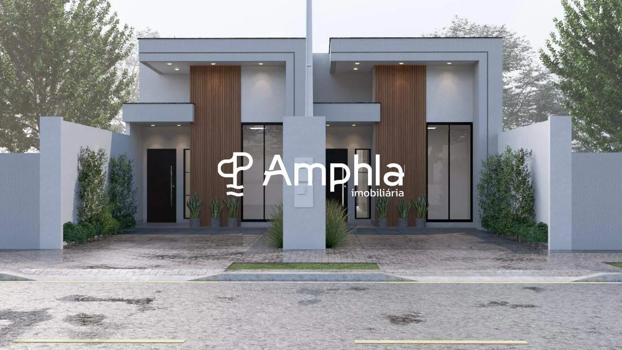Casa com 1 suíte e 1 dormitório à venda, 60,85m² - Esmeralda, Cascavel/Pr