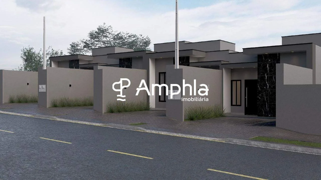 Casa 1 suíte + 2 quarto à venda, 60,33m² - Loteamento Mônaco (Floresta), Cascavel/Pr