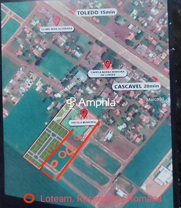 Terreno à venda no bairro Sede Alvorada em Cascavel