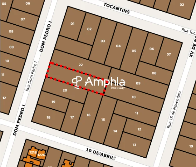 Lote com excelente tamanho e localização privilegiada à venda no bairro Ana Paula