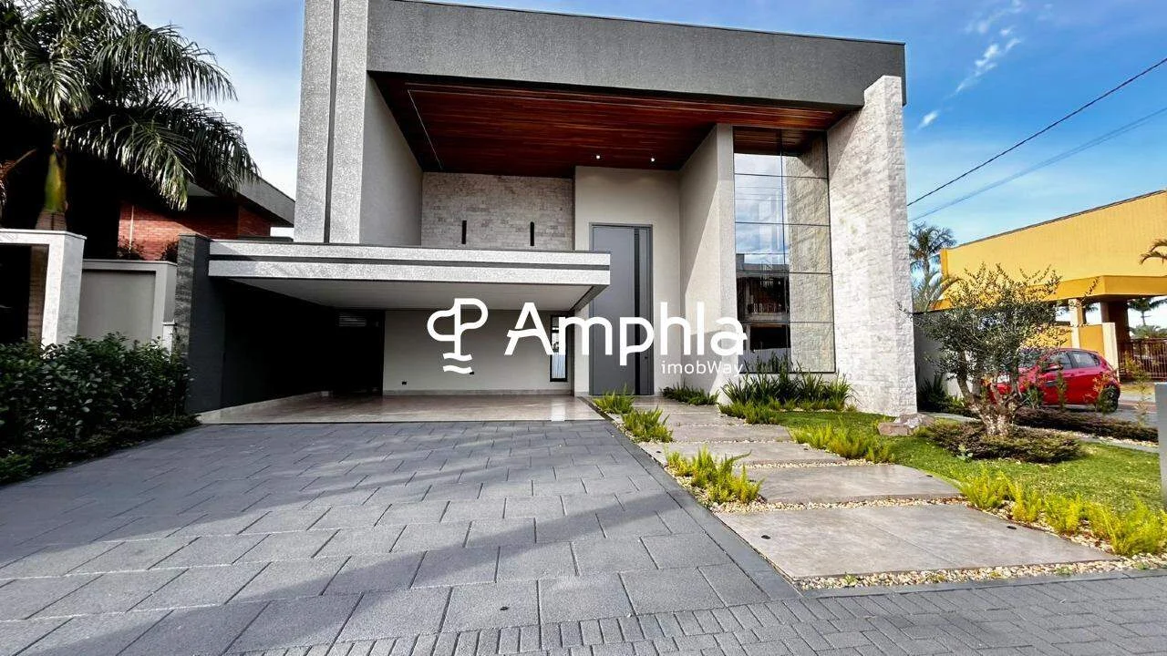 Sobrado com 3 suítes á venda, 410m² - Residencial Treviso - Cascavel - pr