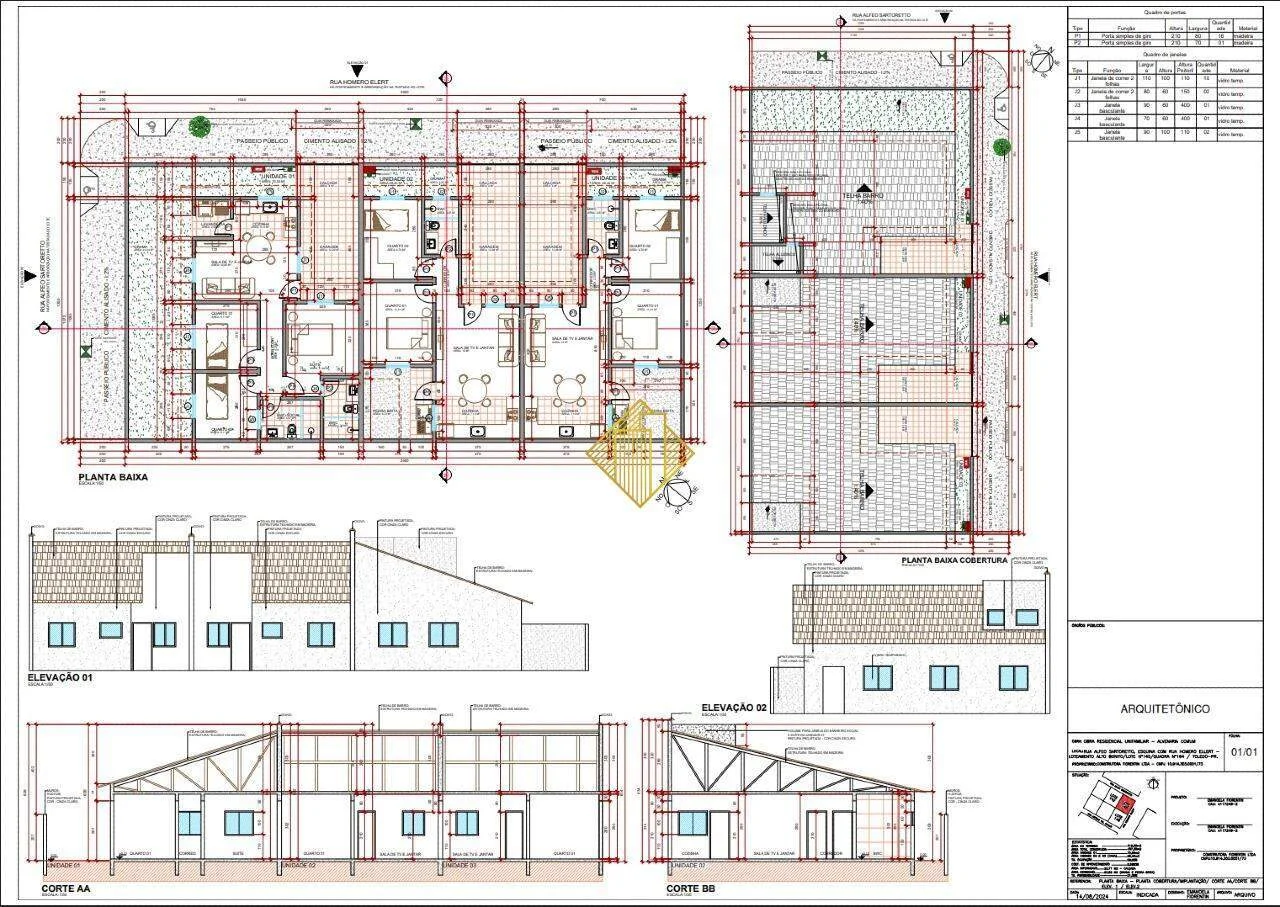 CASA A VENDA DE ESQUINA 01 SUITE, 02 QUARTOS NO PINHEIRINHO, EXECELENTE LOCALIZAÇÃO