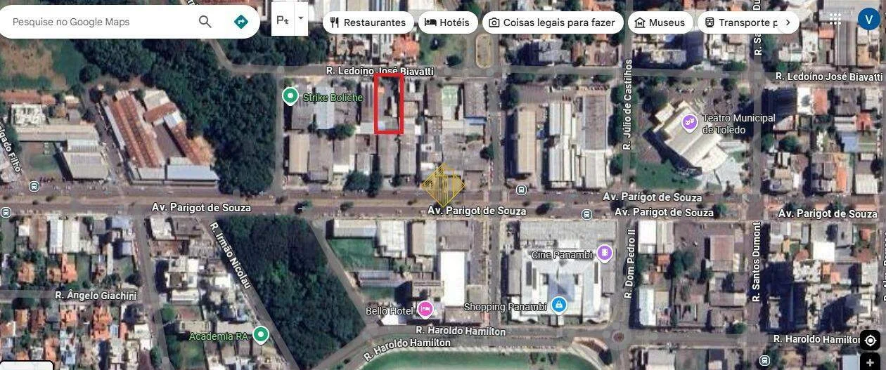 TERRENO NA VILLA INDUSTRIAL PROXIMO AO LAGO MUNICIPAL TOLEDO PARANA