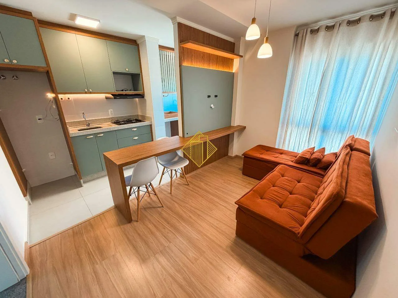 Apartamento Semi-Mobiliado 2 Quartos no Centro de Cascavel | Próx. Marista