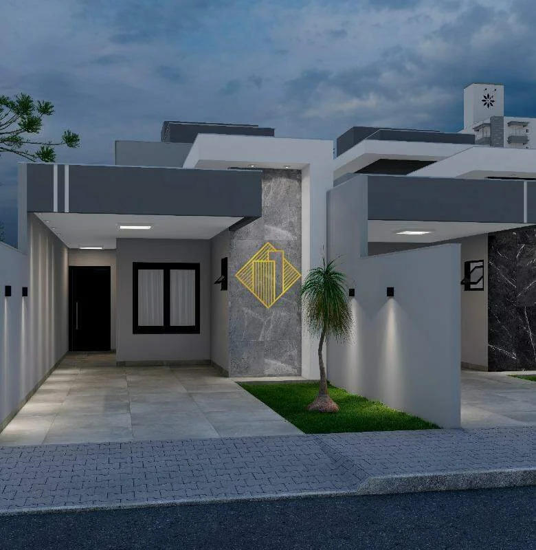 *Casa com suite e 02 quartos, pé direito alto, excelente acabamento - Jd São Francisco - Toledo-PR+
