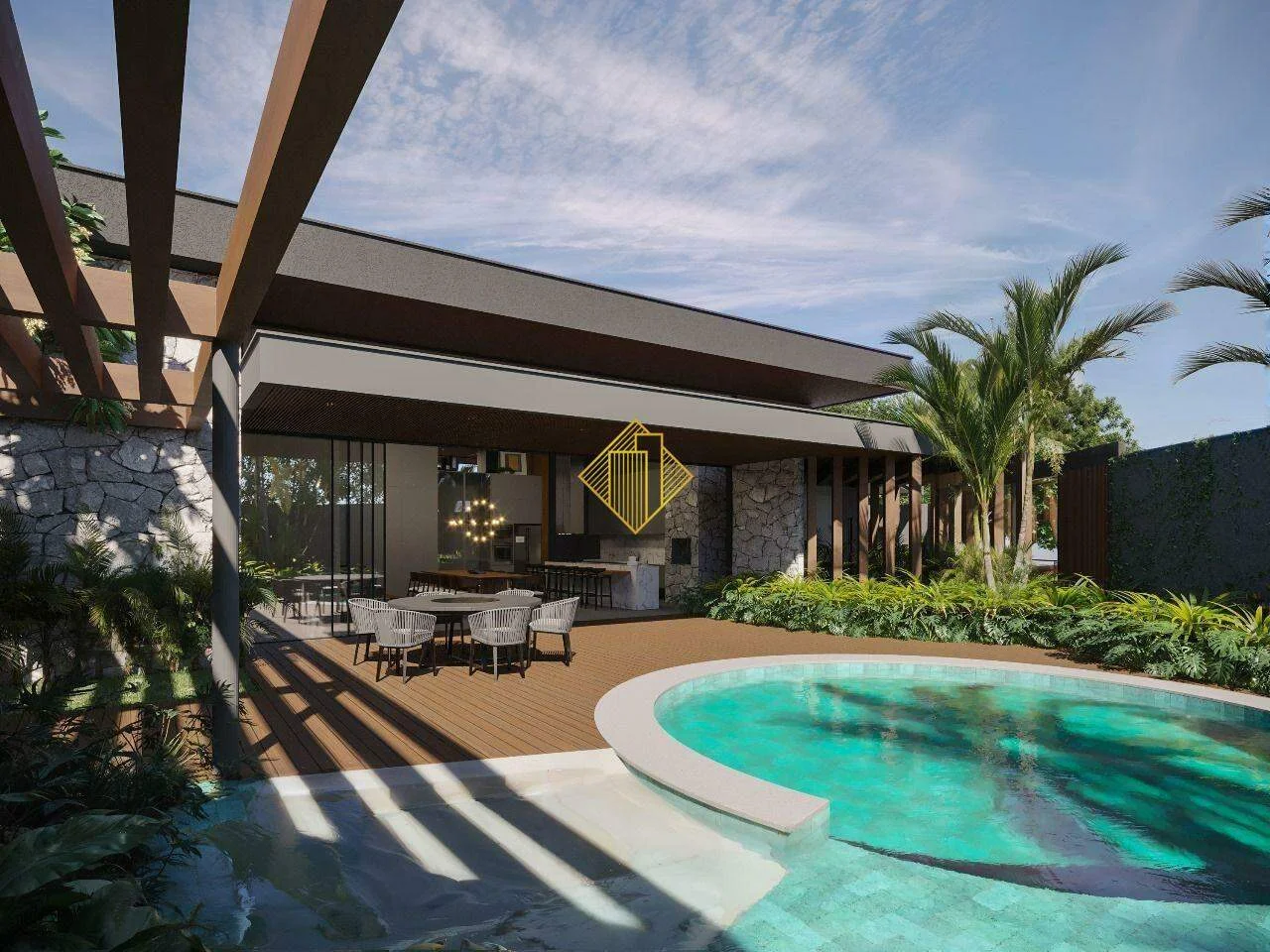 Casa à venda, 4 suítes, 2 vagas, Tropical II - Cascavel/PR
