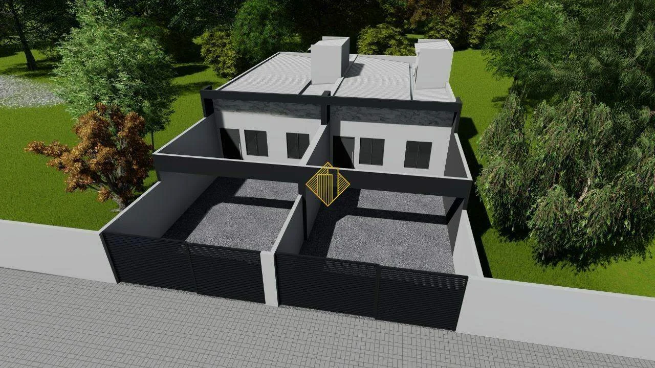 Casa com 02 quartos e ampla sobra de terreno.