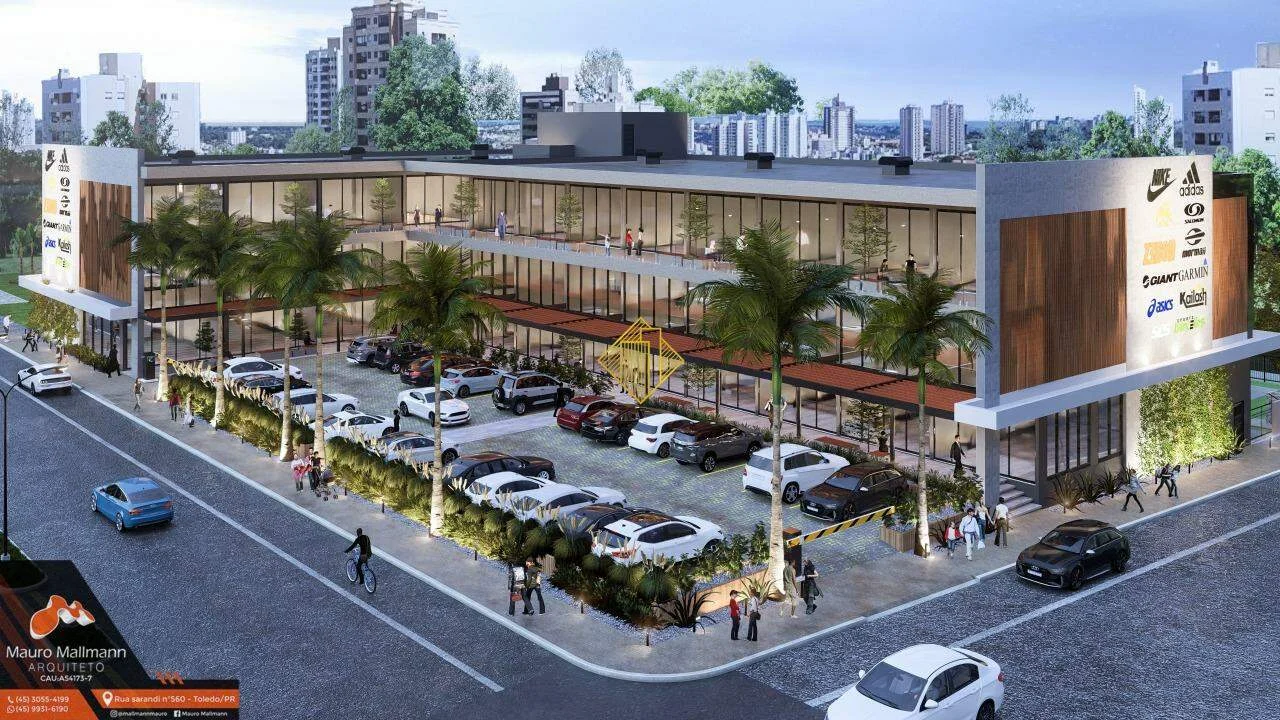 **Sala comercial no coração do Jd La Sale, conceito Street Mall — o modelo que mais cresce - JD La Sale - Toledo Pr**