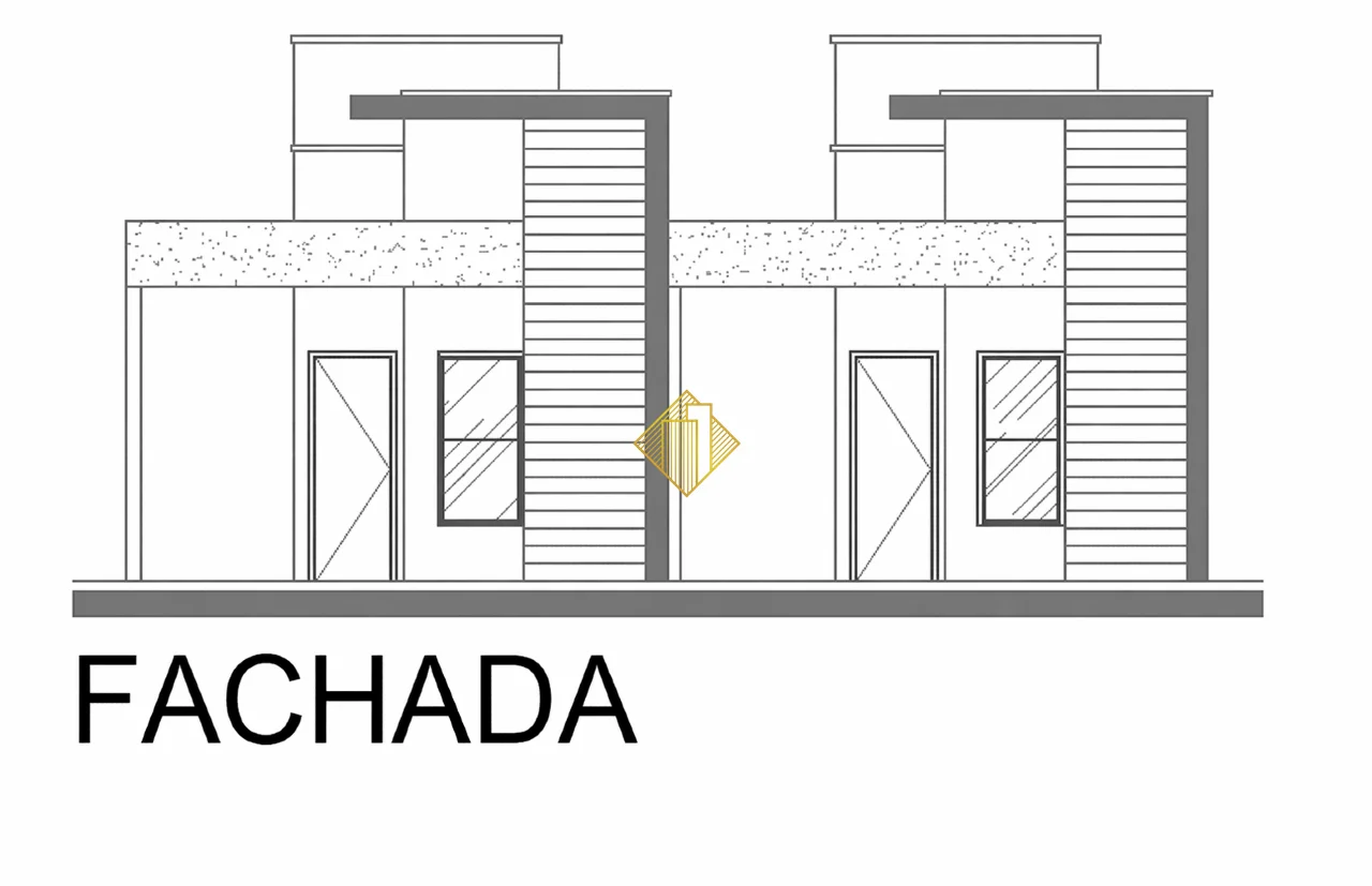 CASA EM CONSTRUÇÃO NO LOTEAMENTO LORENZETTI NO JARDIM PANORAMA, TOLEDO/PR., CASA COM 02 QUARTOS