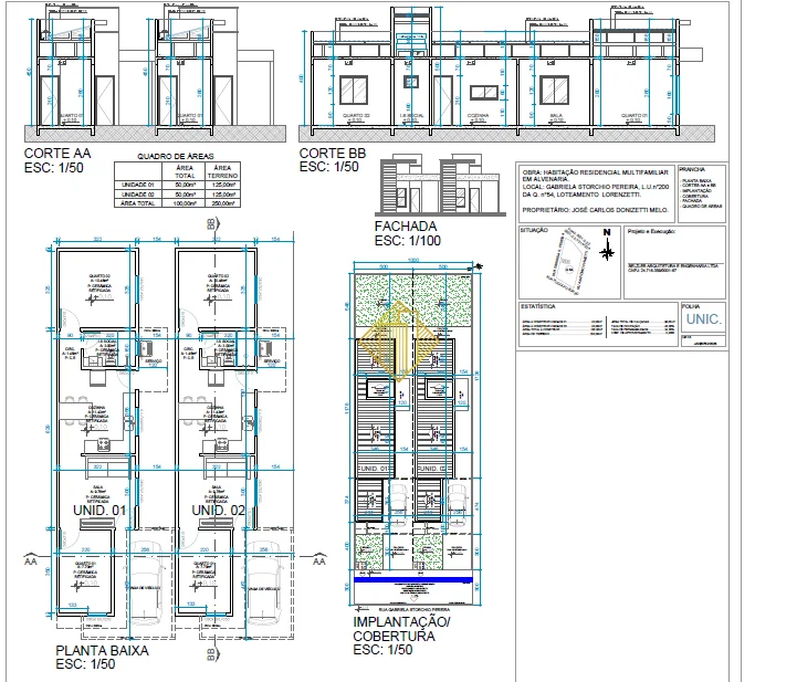 Casa em Construção a Venda no Jardim Panorama, com 02 Quartos, 02 vagas de Garagem, Sala de Estar, Sala de Jantar, e Sobra de Terreno