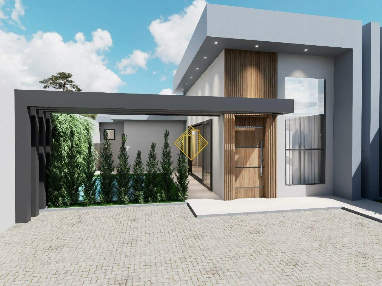 Casa à venda, 3 quartos, 1 suíte, 3 vagas, Parque Verde - Cascavel/PR