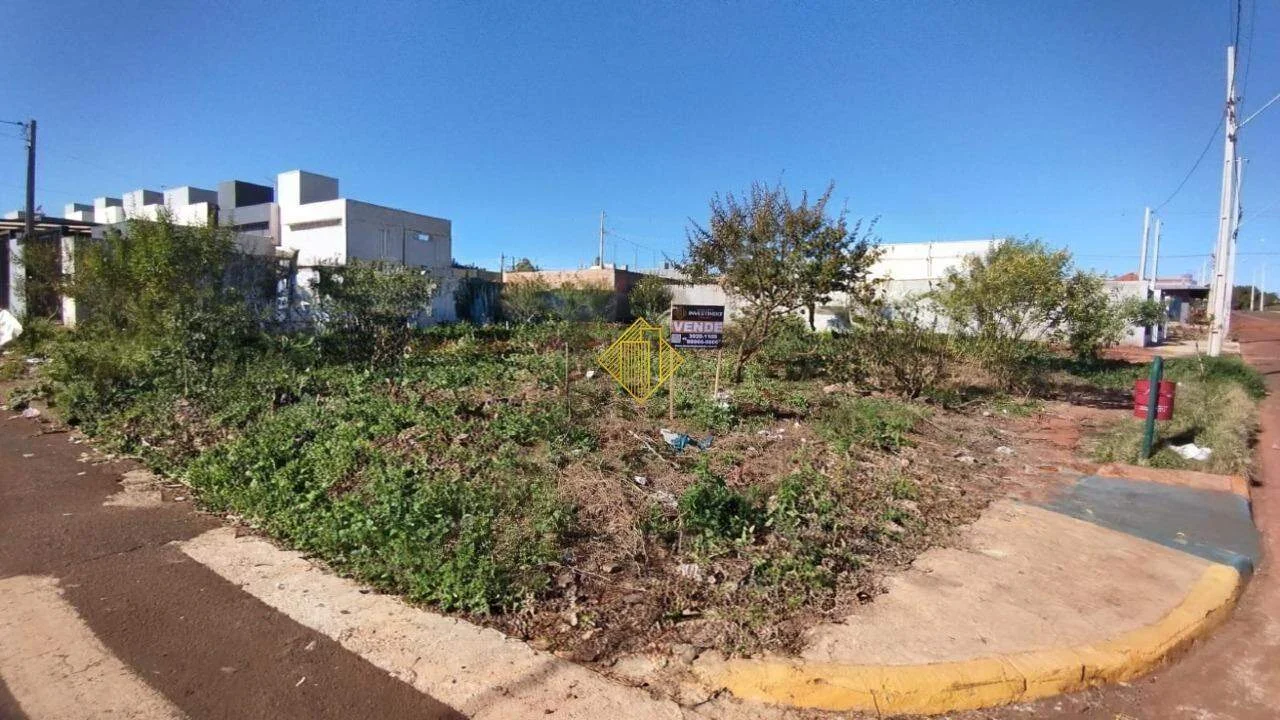 **TERRENO DE ESQUINA COM 307,20 M² PINHERINHO, TOLEDO PR**