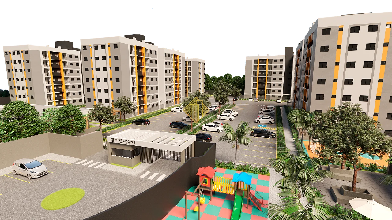 ***APARTAMENTO PRÓXIMO AO LAGO NORTE - RESIDENCIAL HORIZONT, TOLEDO - PR***