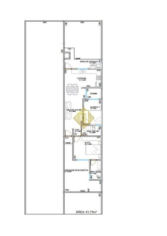 Casa à venda, 2 quartos, 1 suíte, 2 vagas, Cristo Rei - Toledo/PR
