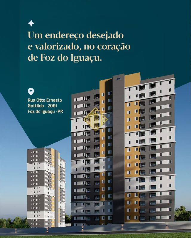 Apartamento à venda, 2 quartos, 1 suíte, Maracanã - Foz do Iguaçu/PR