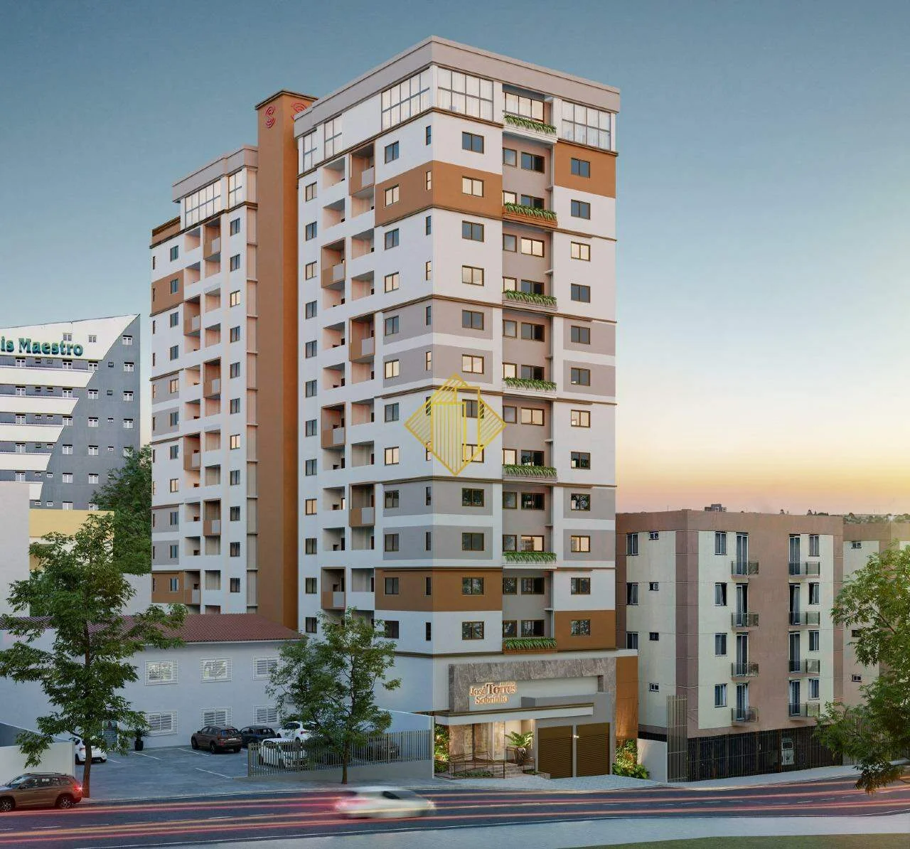 Apartamento à venda, 2 quartos, 1 suíte, 1 vaga, Neva - Cascavel/PR