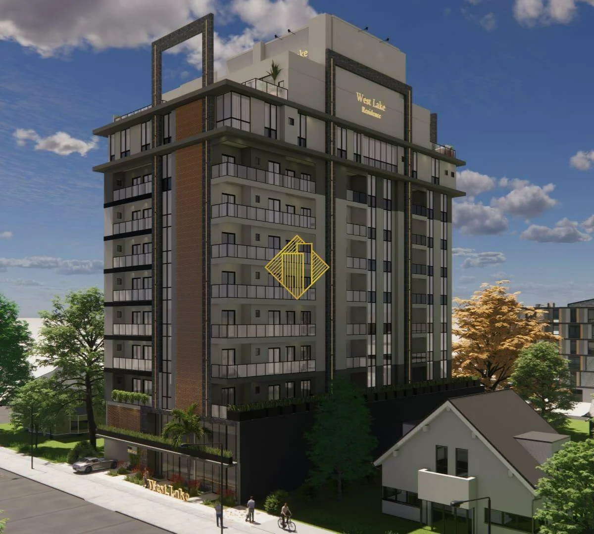Apartamento à venda, 1 suíte + 1 quarto, próximo ao lago, Vila Industrial - Toledo/PR