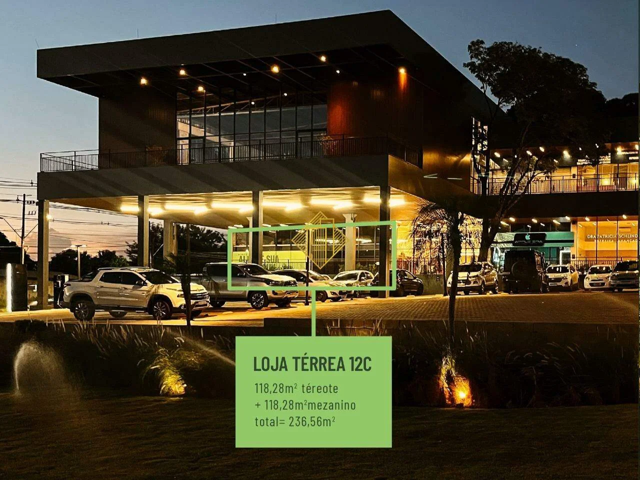 LOCAÇÃO DE SALA COMERCIAL COM MEZANINO NO JARDIM LA SALLE EM TOLEDO - PARANÁ