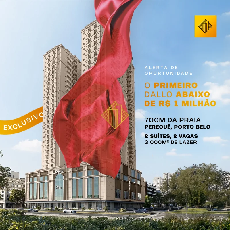 Vem aí: o primeiro Dallo por menos de R$ 1 milhão!
