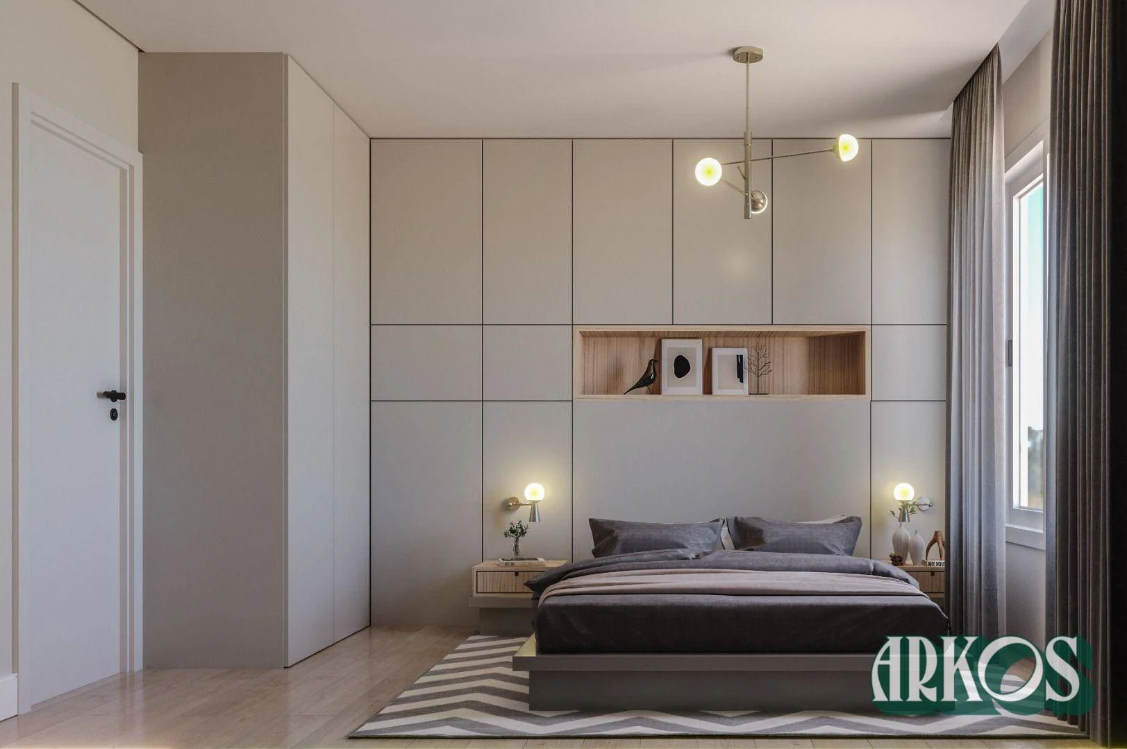 We Coqueiral 717, apê na planta, 1 suíte + 1 dormitório