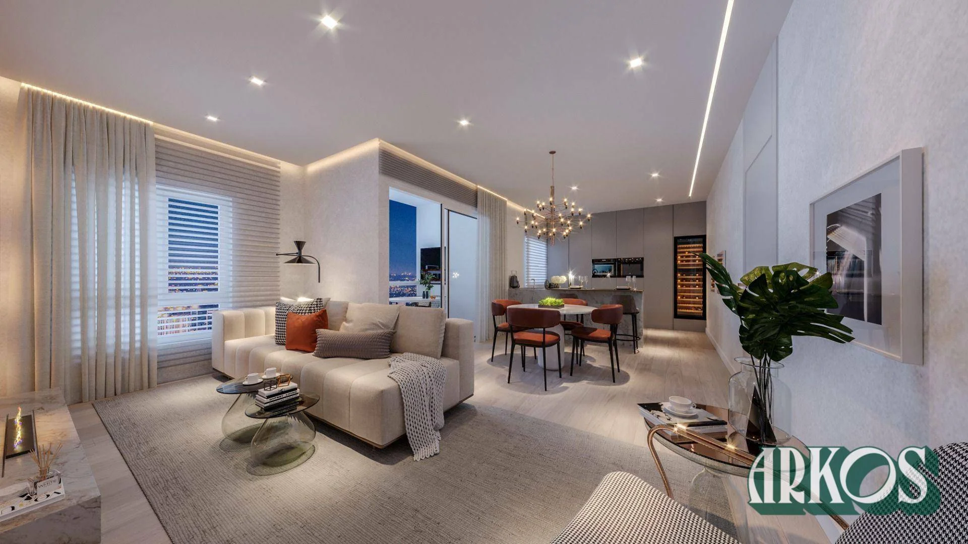 Arquitetura luxuosa no centro de Cascavel, apê com 1 suíte + 1 dormitórios e infinitas possibilidades no Torrenoble Residence.