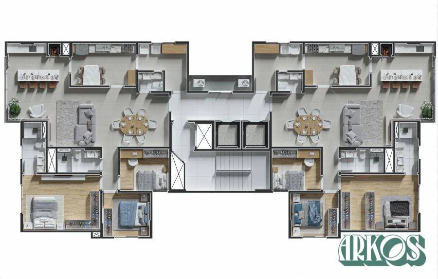 Apartamento com 3 dormitórios à venda, 122 m² por R$ 1.275.000,00 - Centro - Cascavel/PR