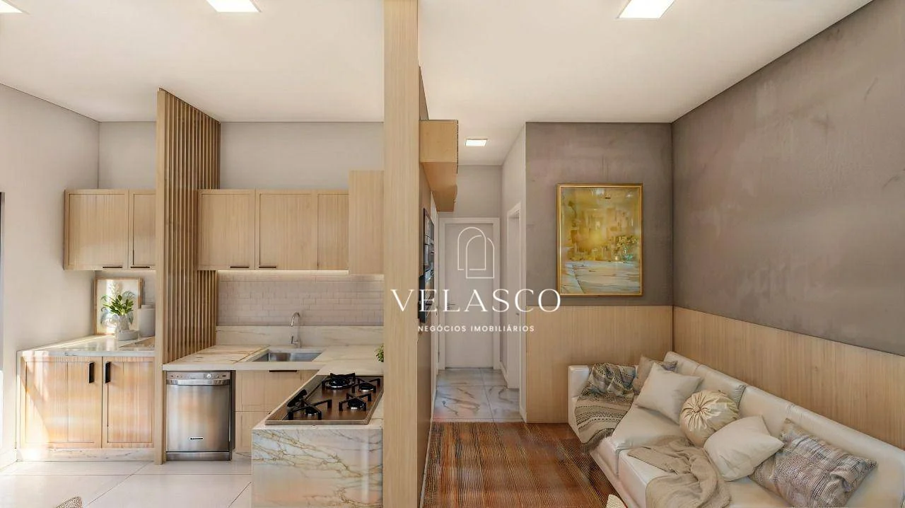 Apartamento em Planta com SINAL de R$ 15.000 e entrada parcelada no Cancelli - 2 quartos, sendo 1 suíte e churrasqueira