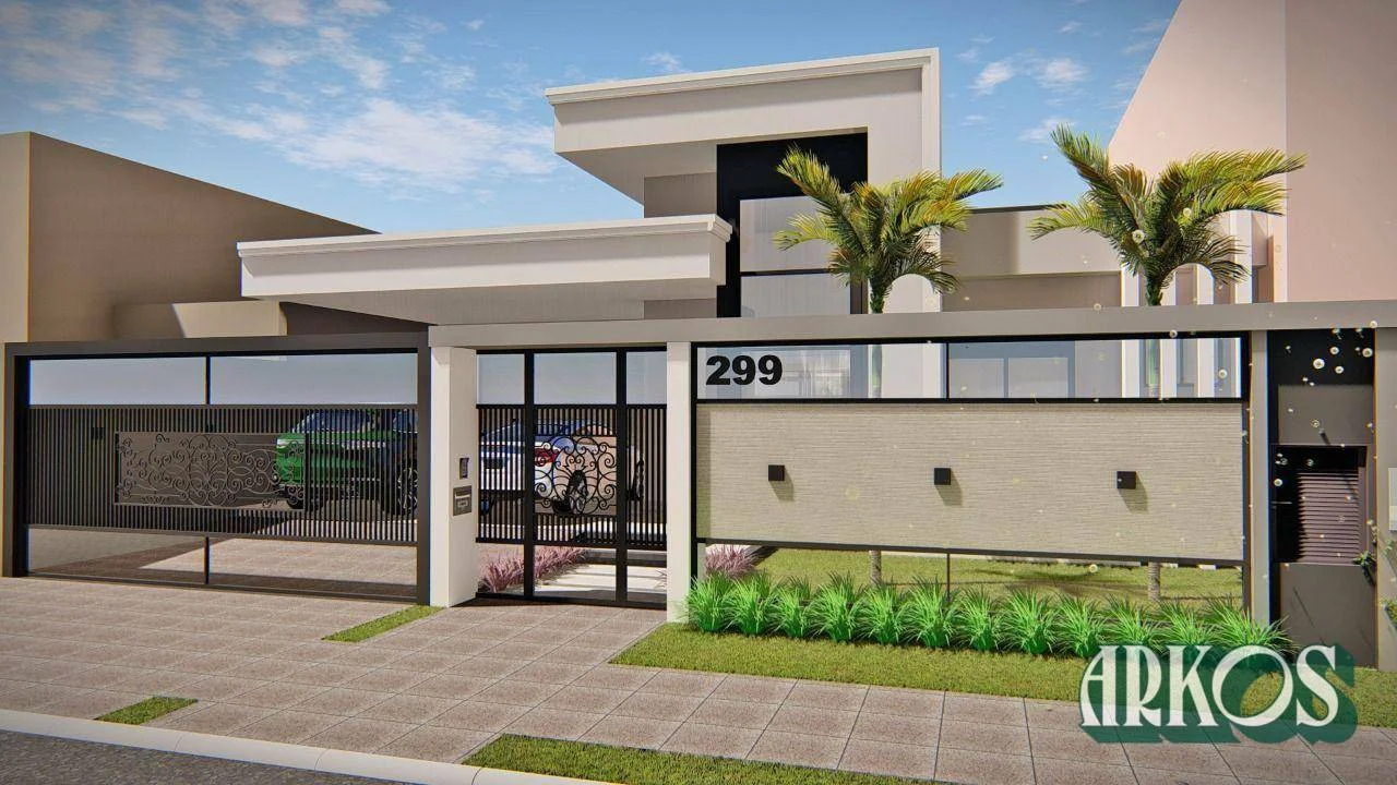 Casa com 4 Suítes dormitórios à venda, 214 m² por R$ 2.000.000 - Esmeralda - Cascavel/PR