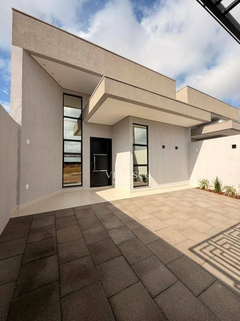 Casa com 3 dormitórios à venda, 78 m² por R$ 595.000 - Paraíso Tropical I - Cascavel/PR