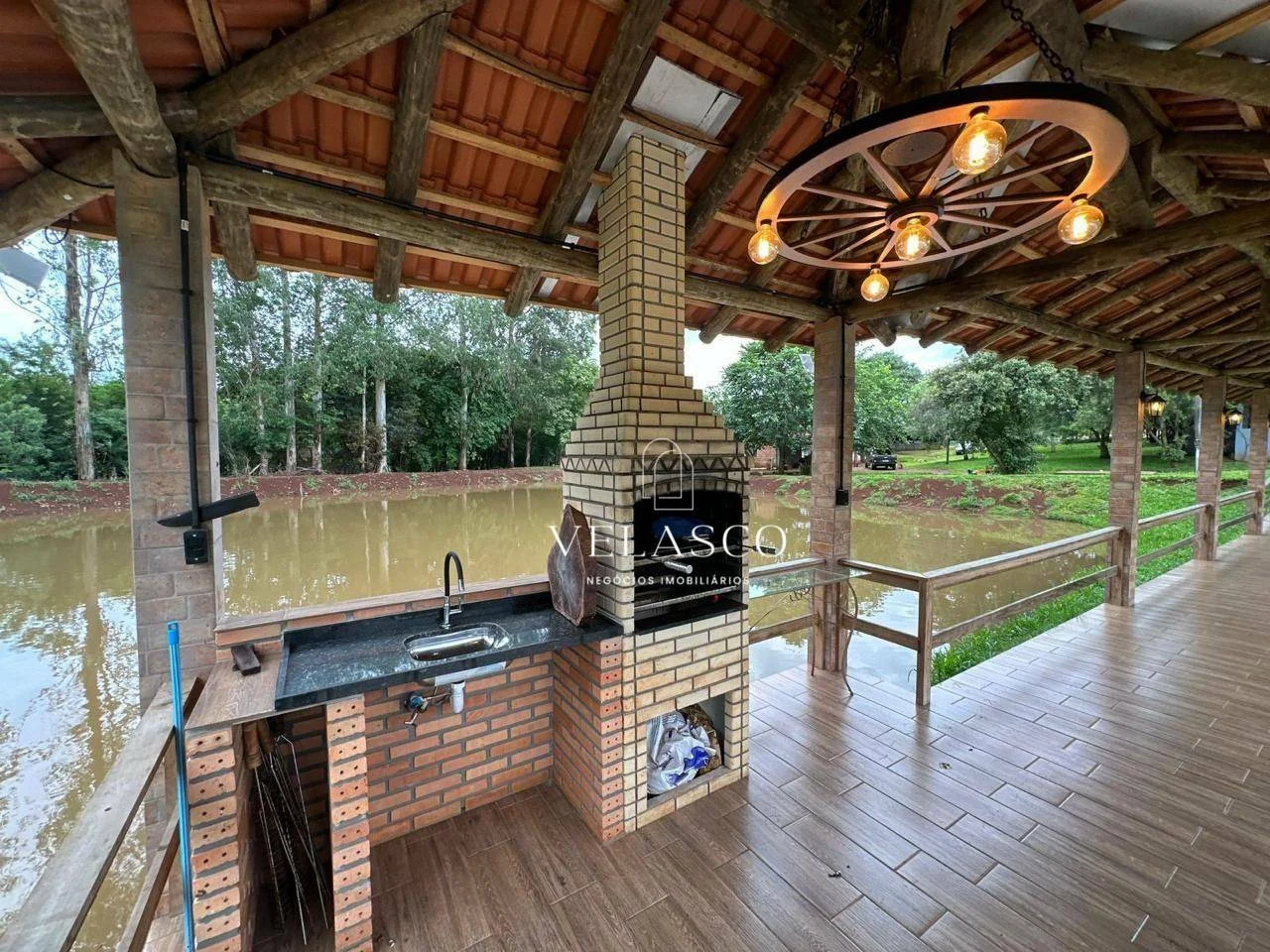Chácara com 3 açudes à venda, 48400m² por R$ 1.200.000 - Universitário - Cascavel/PR