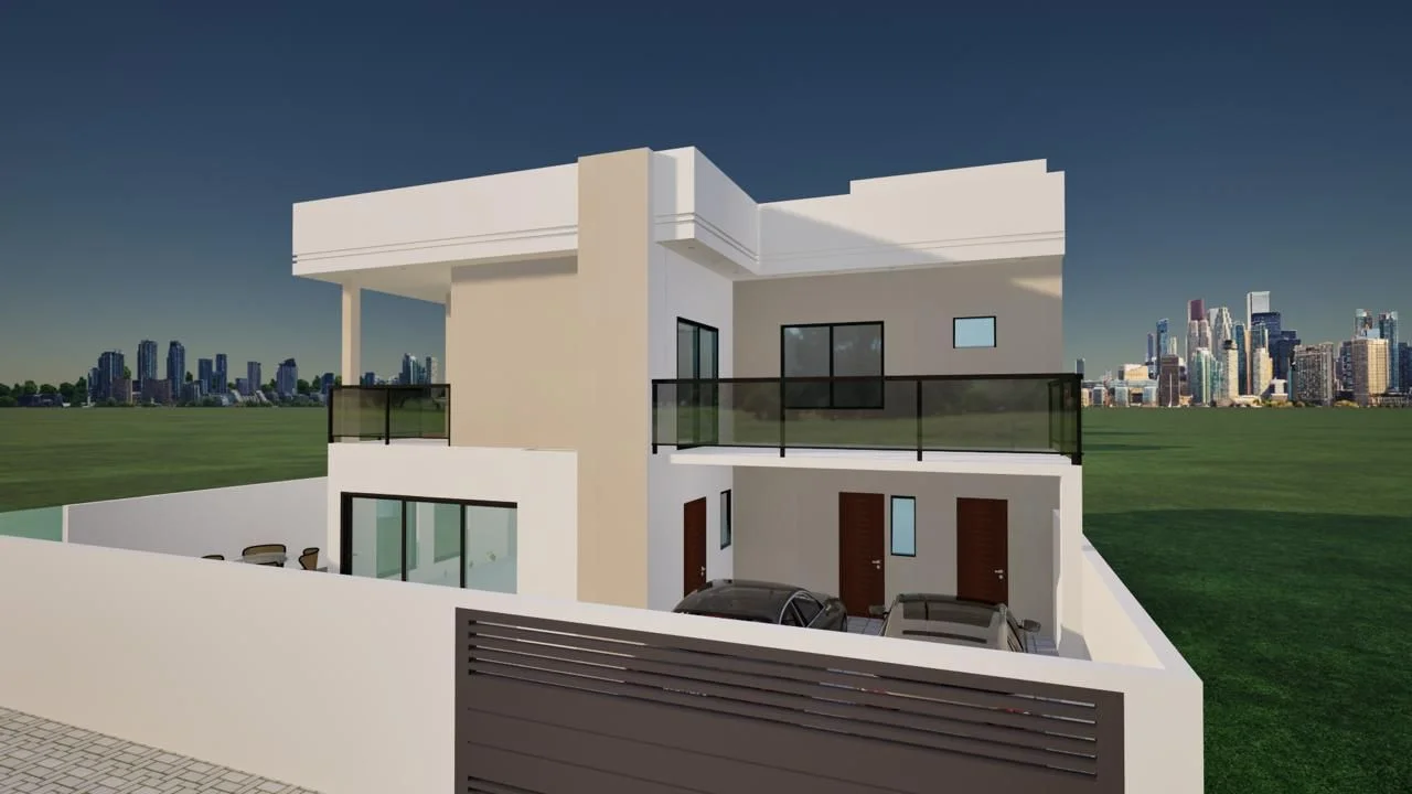 Sobrado em construção com 3 suítes + 1 quarto e piscina à venda, 244 m² por R$ 1.700.000 - Tropical III - Cascavel/PR