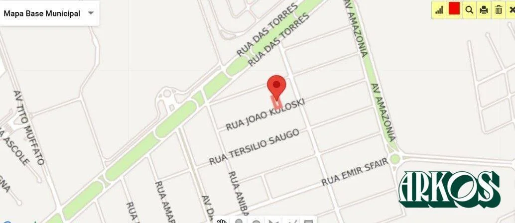 Terreno à venda, 525 m² por R$ 525.000,00 - Santa Cruz - Cascavel/PR