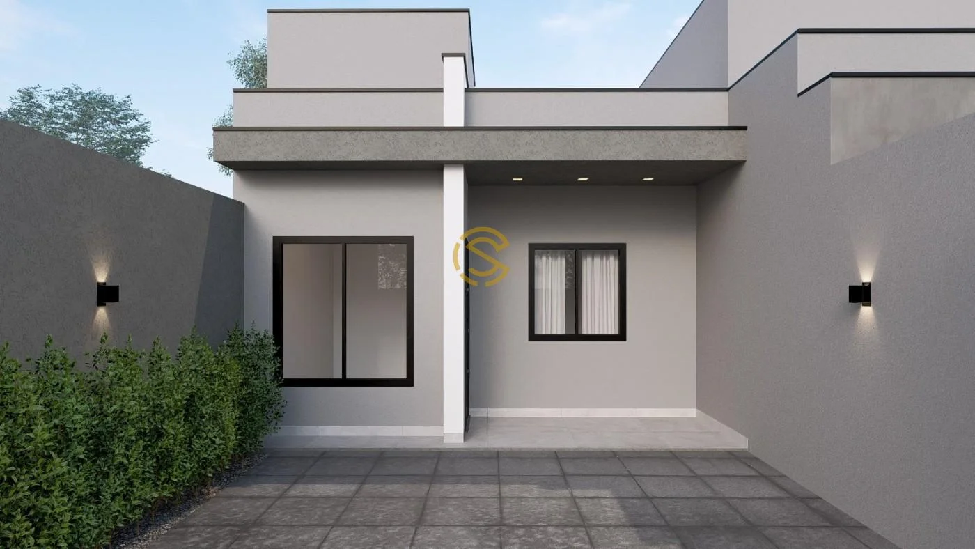 Casa para Venda em Cascavel, Ecopark, 3 dormitórios, 1 banheiro, 2 vagas