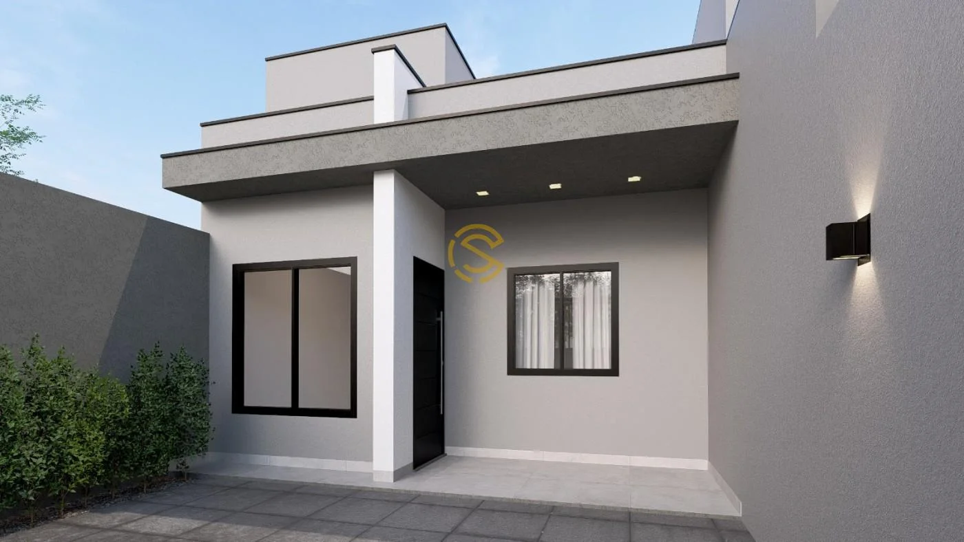 Casa para Venda em Cascavel, Ecopark, 3 dormitórios, 1 banheiro, 2 vagas